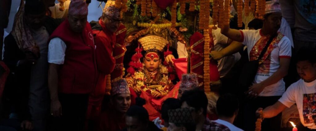 Kumari-during- Kathmandu-and -Chitwan-tour 